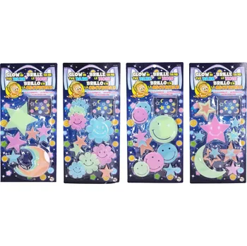 Hračka pro nejmenší Svítící tvary - zářivé noční motivy pro děti 3+, bez baterií, 4 různé varia