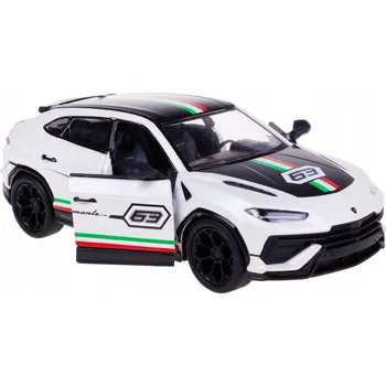autíčko KINSMART LAMBORGHINI URUS PERFORMANTE BÍLÝ 1:40 BEZ KRABIČKY NOVÝ MODEL