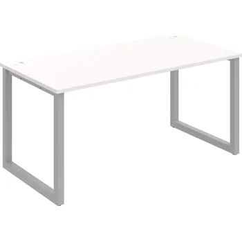 Psací stůl Kancelářský stůl US O 1600 - BÍLÁ , ŠEDÁ