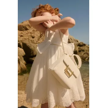 Dívčí šaty Dívčí šaty Abel&Lula 5051.1.Mini.PPY2 bílá 00X, vel. 122