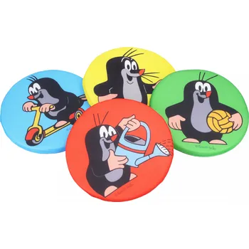 Hračka pro nejmenší Disk házecí krtek 19 x 2 cm