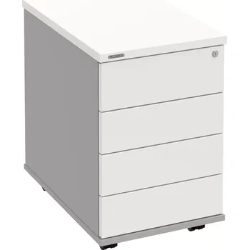 Zásuvkový kontejner Kancelářský kontejner K 34 C PTO N - BÍLÁ , ŠEDÁ