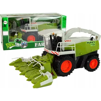 autíčko Zelený Kombajn s Pohyblivými Částmi Velký MC 7166