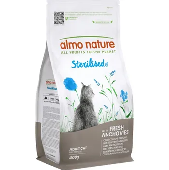 Almo Nature Sterilised - pro kastrované kočky s ančovičkami 400g