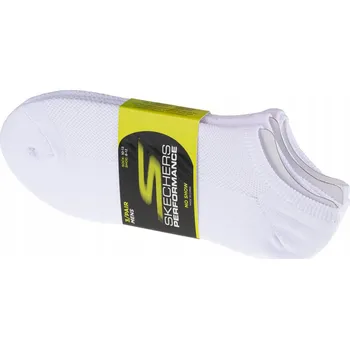 Pánské ponožky SKECHERS 3 PÁRY STREČOVÝCH PONOŽEK (vel. 41-46) - BEZ LEMU Ponožky Pánské Polyester Bílé