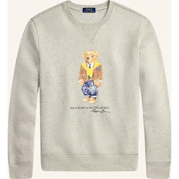 Pánská mikina Polo Ralph Lauren Pánská Mikina, šedá / velbloudí / modrá, L