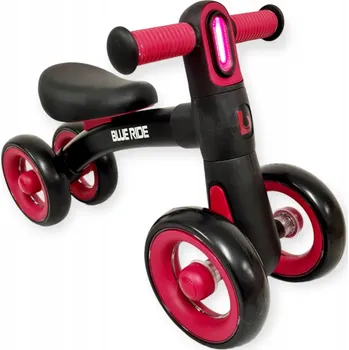 Dětské vozidlo Odrážedlo pro roční dítě Ari odrážedlo světlo černé červené