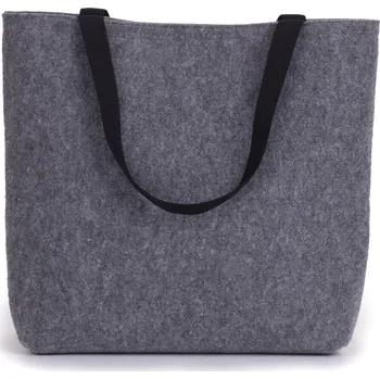Vlnka Filcová taška s krátkými uchy šedá