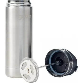 Termoska Termoska GoSun Brew 12V a kávovar French Press Barva: šedá