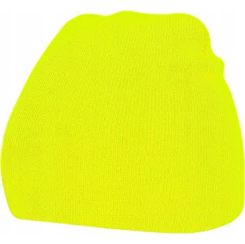 Čepice Beechfield zimní čepice beanie žlutá, univerzální velikost