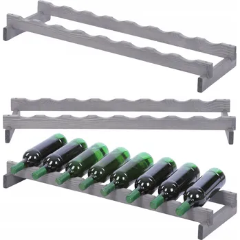 Stojan na víno Stojan na víno modulární regál na lahve 1x8 lahví PRO VŠECHNY TYPY LAHVÍ