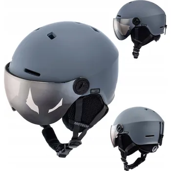 Lyžařská/snowboardová helma šedá Termit velikost L 55-59 cm, třída B