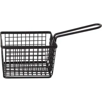 Odpadkový koš FINE DINE Koš na hranolky 120x100x85 mm, černý | FINE DINE, 201710464