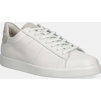 Pánské tenisky Kožené sneakers boty Ecco Street Lite Sneaker Lea 521304.58336 bílá 00X, EUR 43
