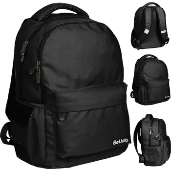 Školní batoh Vícekomorový Školní batoh BeUniq černý, 21 l