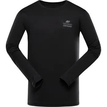 Pánské termoprádlo Alpine Pro LOUS ČERNÁ PÁNSKÉ RYCHLESCHNOUCÍ TRIKO XS