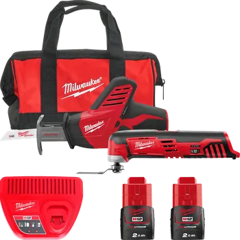 Sada nářadí MILWAUKEE M12 Sada nářadí, 2x 2,0 Ah 4933000102