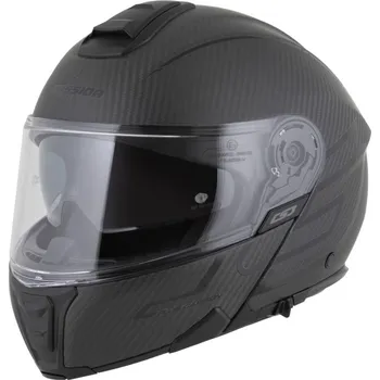 Helma na motorku Přilba Modulo 2.1 Plus Carbon BlackOut, CASSIDA (carbon matná/černá) 2026 (Velikost: S (55 až 56 cm))
