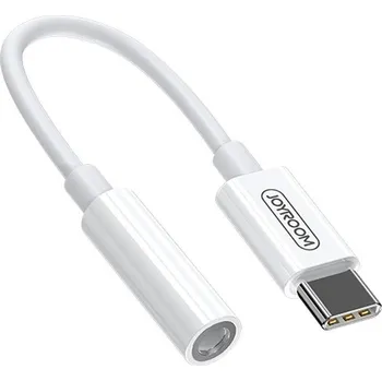 Audio redukce Joyroom SH-C1 audio adaptér USB-C / 3,5mm jack / DAC čip / white
