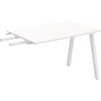 Psací stůl Stůl pracovní k řetězení úzký UE A 1200 RU - BÍLÁ , BÍLÁ
