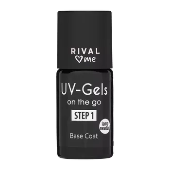 Přípravek na nehty RIVAL Loves Me UV Gel lak na nehty Base Coat 8 ml