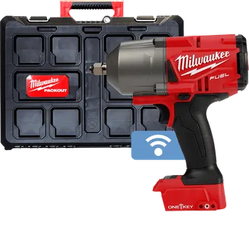 MILWAUKEE M18ONEFHIWF12-0P M18 FUEL ONE-KEY 1/2” Aku rázový utahovák s pojistným kroužkem, bez aku 4933459726-1