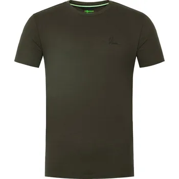 Rybářské oblečení Korda Tričko Minimal Tee Dark Olive - M