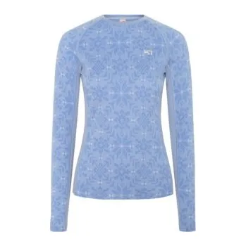 Dámské oblečení Dámské funkční triko Kari Traa Edith Long Sleeve Velikost: S / Barva: modrá/světle modrá