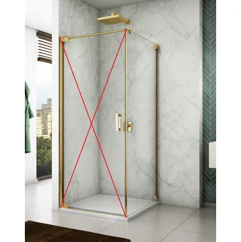 Ronal (Sanswiss) Ronal, CADURA Gold Line boční stěna v 90° CAT1 Šířka: 110 cm + doprava zdarma + při platbě převodem sleva