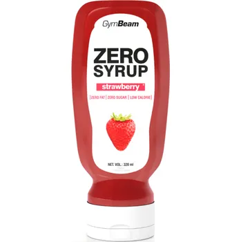 Omáčka ZERO SIRUP jahoda - GymBeam Balení (ml): 6 x 320 ml