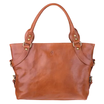 Kabelka NovaKabelka.cz Kožená italská kabelka Nicola Camel