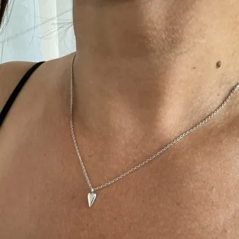 Náhrdelník Náhrdelník Od srdce - velké Bílé zlato