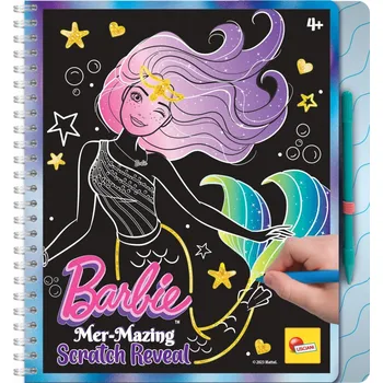 Dětské zboží Liscianigioch BARBIE SKETCH BOOK MER-MAZING SCRATCH REVEAL