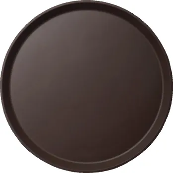Cambro Protiskluzový kulatý podnos 355 mm, hnědý | CAMBRO, Camtread