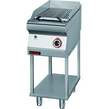 Zahradní gril KROMET Lávový gril 7 kW na rámovém podstavci, 400x700x900 mm | KROMET, 700.OGL-400.T