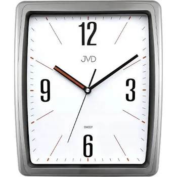 Hodiny JVD HX2496.1 - 30x37 cm - Nástěnné hodiny - Stříbrné