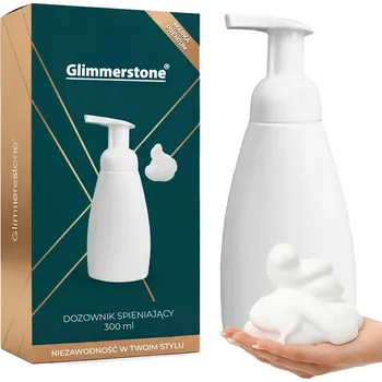 Dávkovač mýdla Dávkovač mýdla Glimmerstone na desku manuální 300 ml bílý