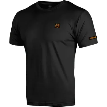 Pánské tričko Pánské triko OCTAGON Small Logo Original black/orange velikost: M