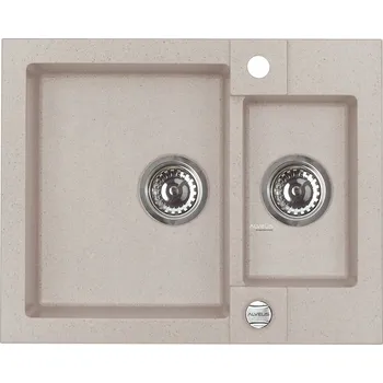 Granitový dřez Dřez jednopůlkomorový Alveus ROCK granit bílý