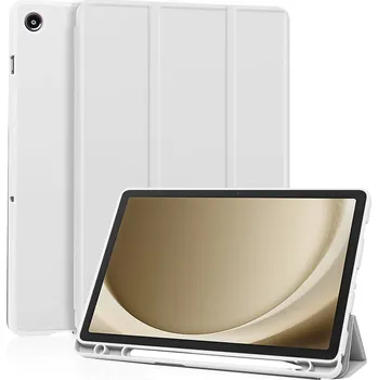 Pouzdro na tablet Techsuit - Flex Trifold (s držákem na tužku) - Samsung Galaxy Tab A9 Plus - šedý
