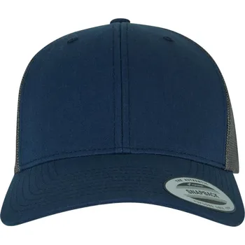 Kšiltovka Flexfit Kšiltovka 6606/6606T Trucker Vintage COT556606q2199-navy/greyis UNI Navy/hnědošedá