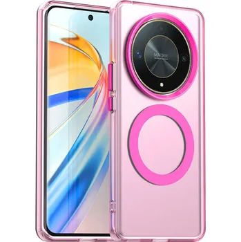 Pouzdro na mobilní telefon Techsuit - CandyCase MagSafe - Honor Magic6 Lite - růžový