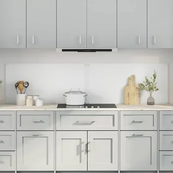 Kuchyňská linka vidaXL Kuchyňská zástěna 2 pcs Transparentní 100 x 50 cm tvrzené sklo [3415432]