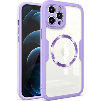 Techsuit - ColorVerse 360 MagSafe Series + ochrana displeje - iPhone 12 Pro Max - fialová