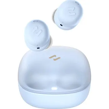 Elektronika Havit - Bezdrátová sluchátka (TW969) - do uší, Bluetooth 5.3, s mikrofonem, True Wireless Stereo, Type-C, 300mAh - modrá