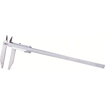 Posuvné měřítko Mechanické posuvné měřítko s jemným nastavením a spodními tupými rameny INSIZE 1236 Rozsah: 0-300 mm, Délka ramen: Spodní: 90 mm, Dělení: 0,05 mm | 1/128"