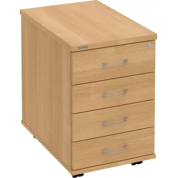 Zásuvkový kontejner Kancelářský kontejner K 34 C P - DUB , DUB