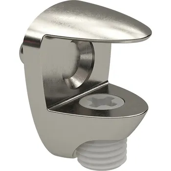 Nábytkové kování Italiana Ferramenta Cobra IF-podpěra na skleněné police 8-10 mm nikl