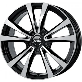 Auto-moto RIAL Alu Kola Rial M12x 8x19 5x112 ET52 - Diamond-Black Front Polished 66.5