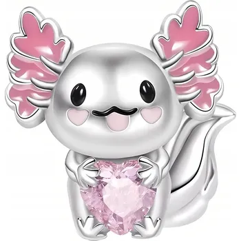 Přívěsek Přívěsek Charms Axolotl se Srdíčkem Charmsy Trusky